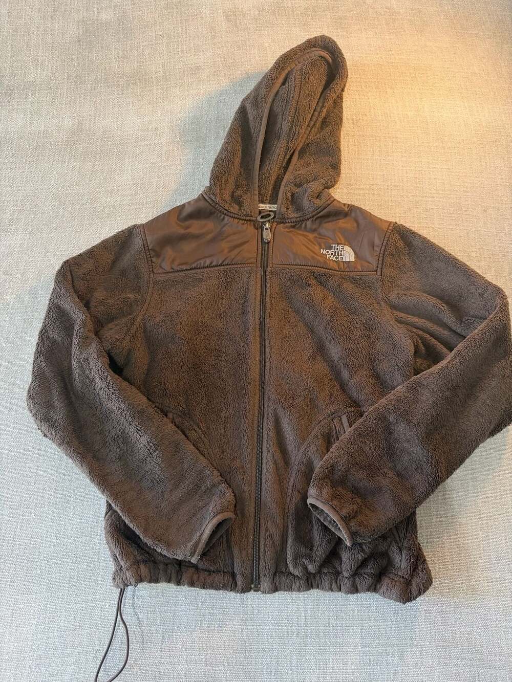 The North Face Women's Osito Fleece Full Zip Hoodie Brown Size S/P